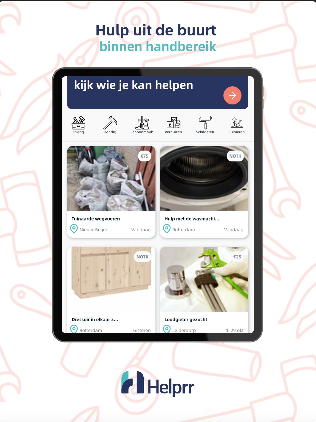 Helprr App - Helpers